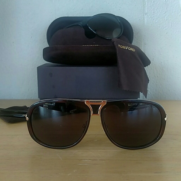 Tom Ford Robbie FT 286 52A Sunglasses with Clip on - Picture 2 of 8